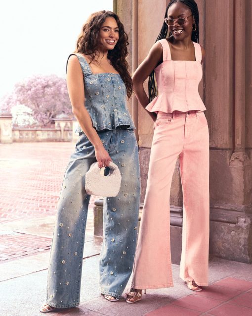 PENELOPI DENIM TOP PINK - Image 6