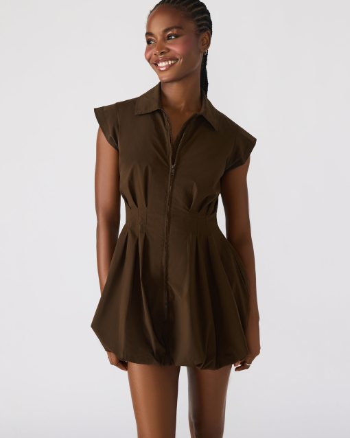 DYANNE DRESS DARK ESPRESSO - Image 6