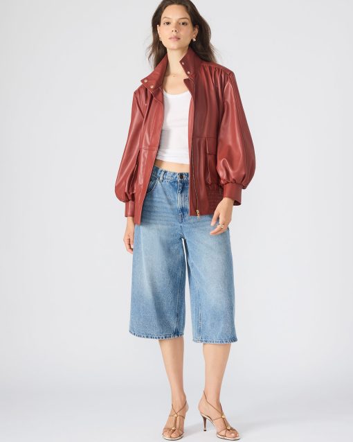 VEE JACKET DUSTY BRICK - Image 2
